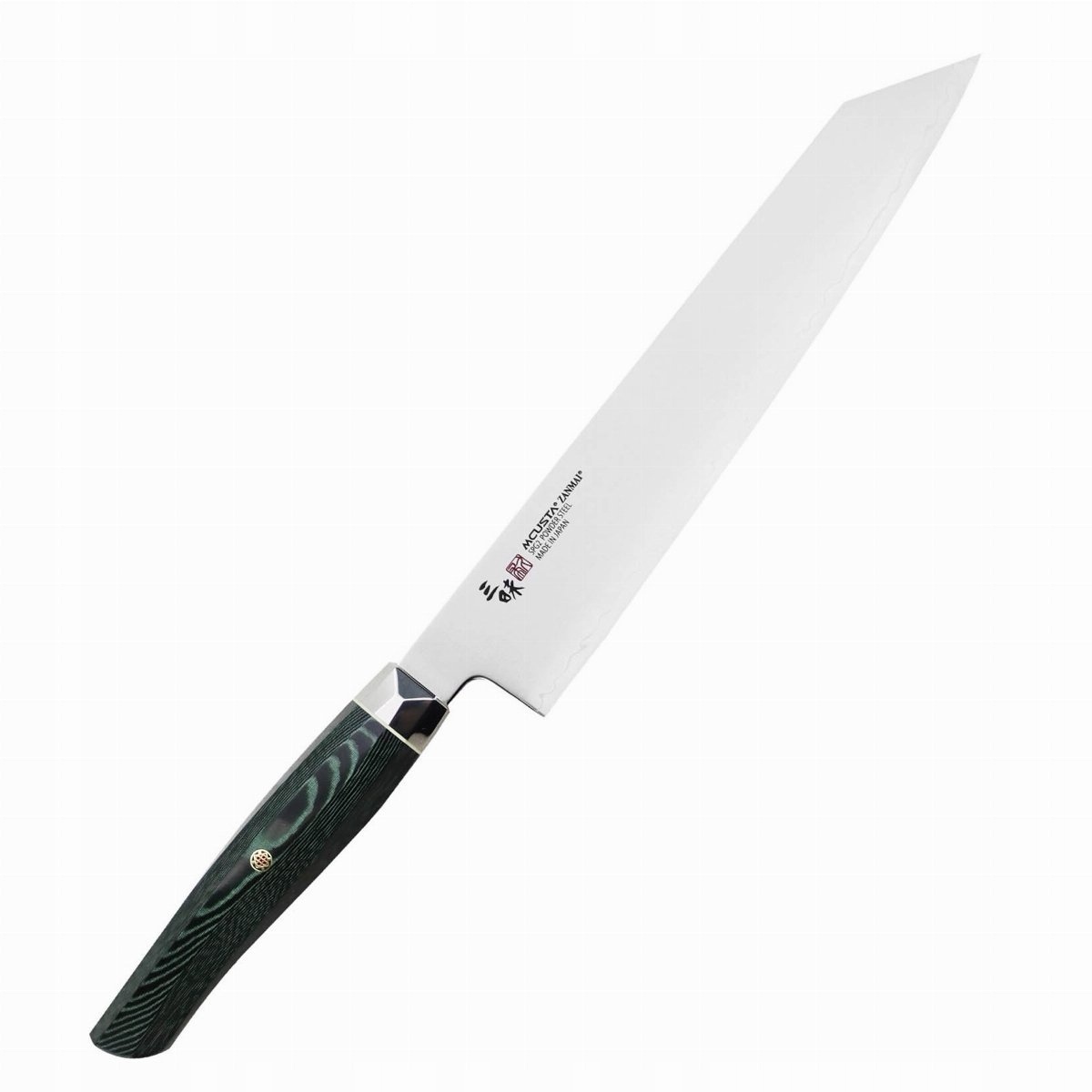 Mcusta Zanmai Green Revolution SPG2 Nôž Kiritsuke Gyuto 23 cm