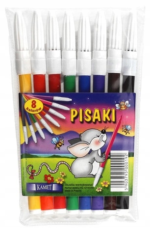 Flamastry mazaki kamet 8 kolorów