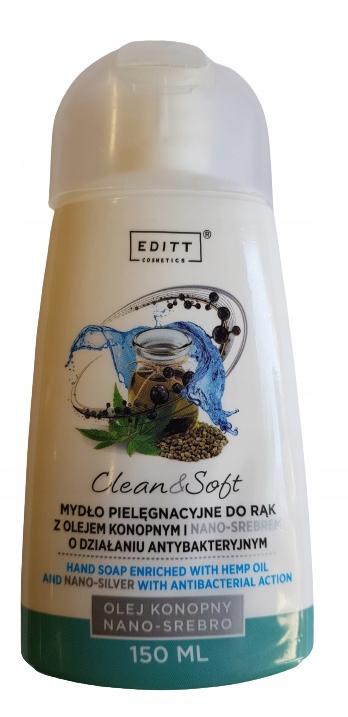 

Editt mydło do rąk z olejem konopnym nano srebro