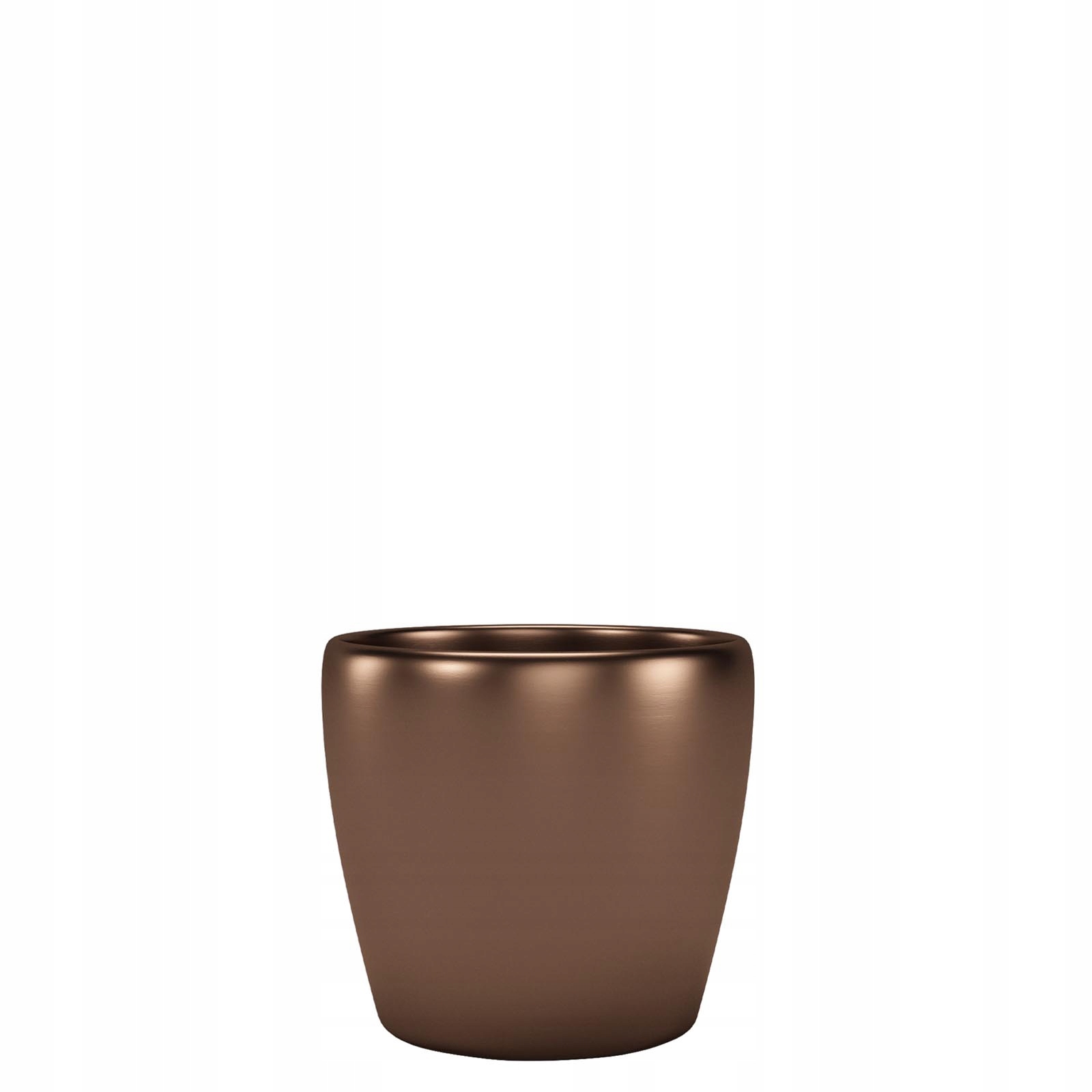 

brązowe doniczki Nubia 8 ciemne złoto brąz ceramic