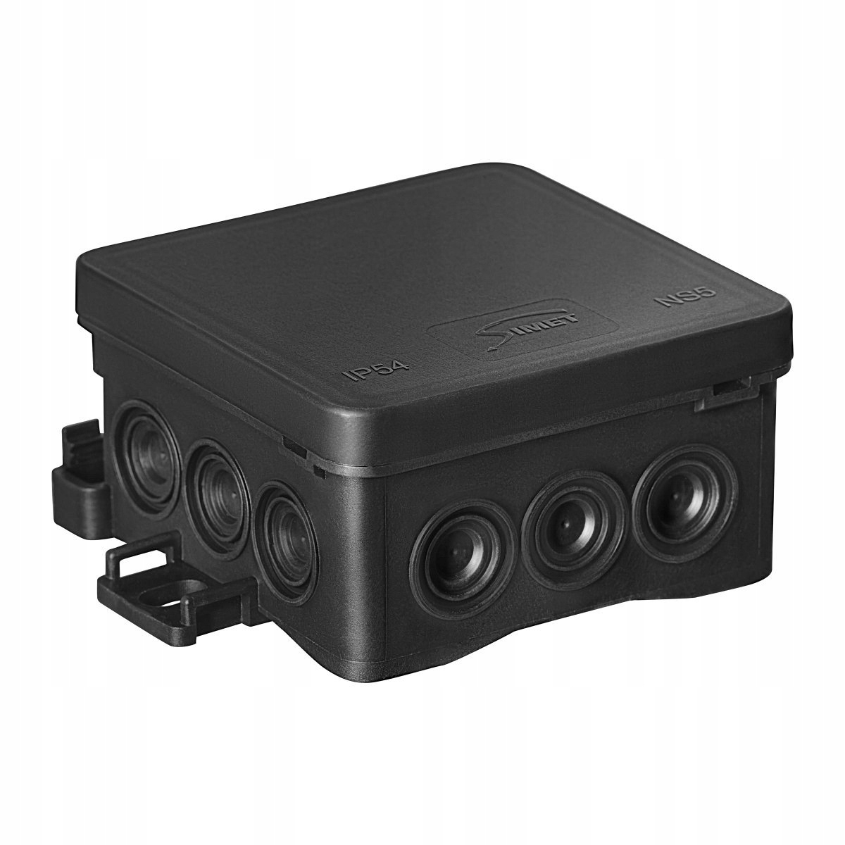 

Puszka 85x40x45 FASTBOXiHOOK czarna IP54 NS8