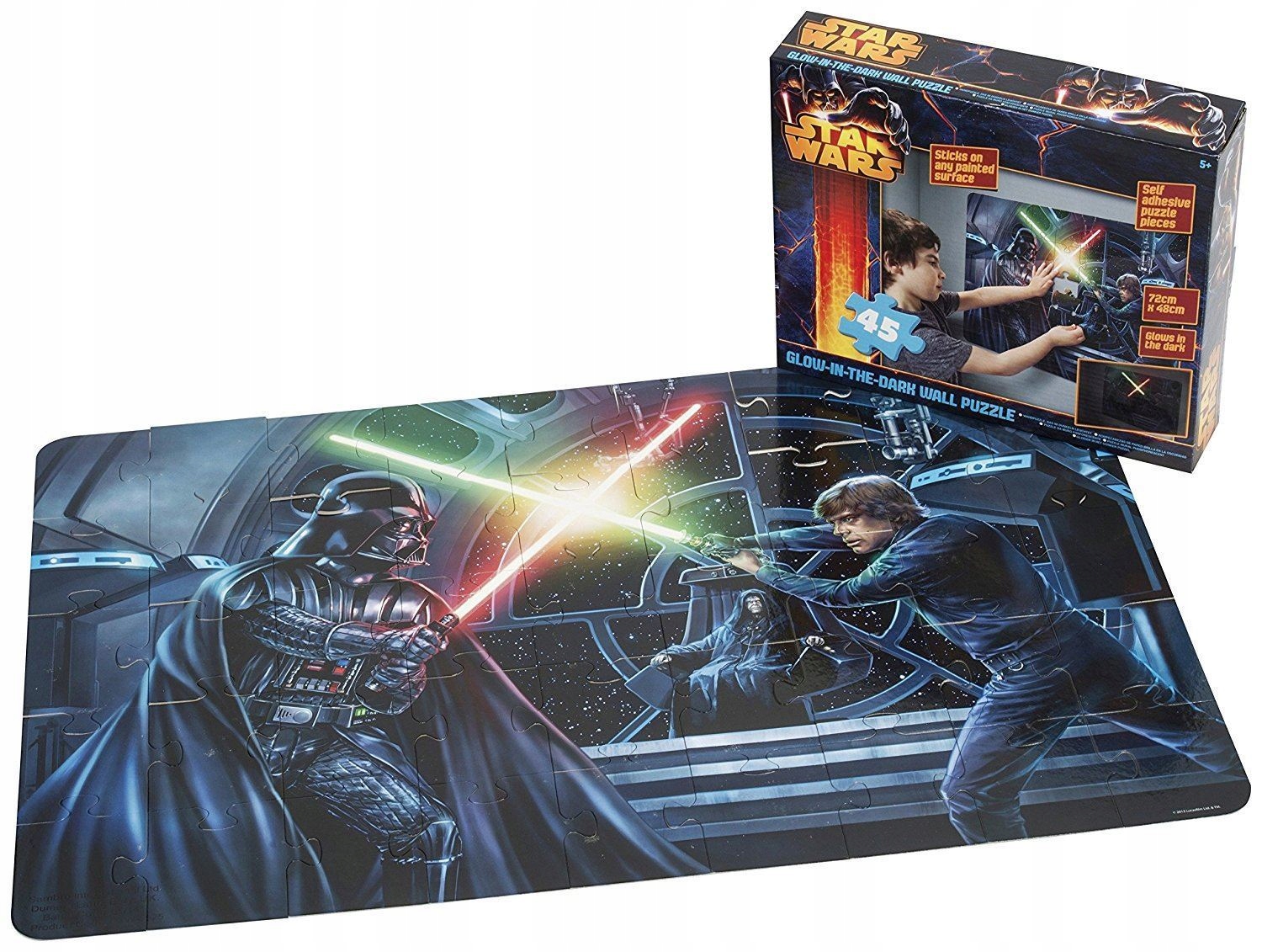 STAR WARS ŚWIECĄCE Puzzle Ścianę Ścienne Tapeta 92 Kod producenta STW-5525