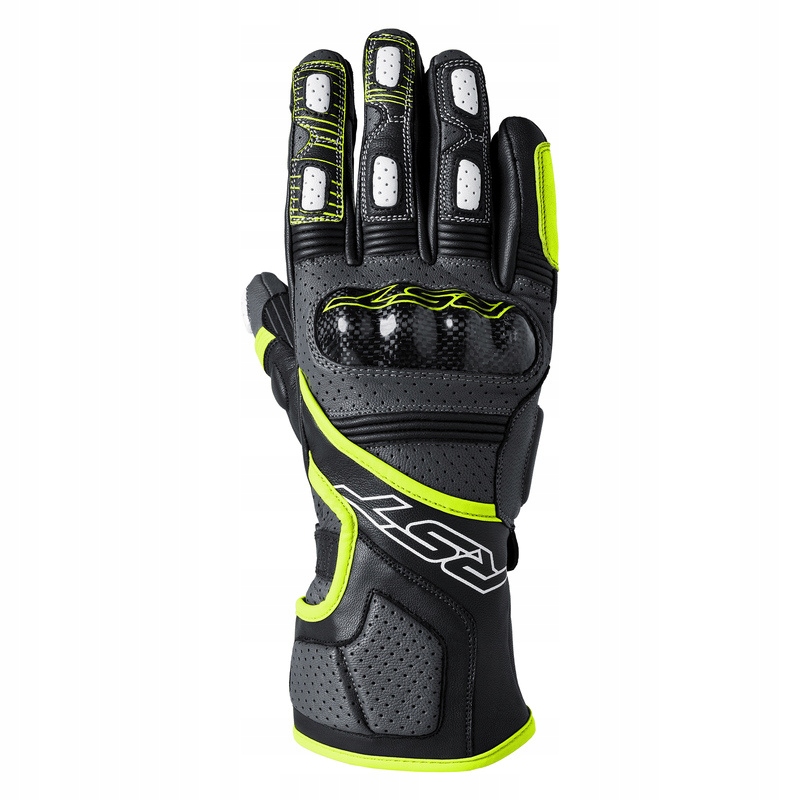 Motocyklové Rukavice Rst Fulcrum Grey Fluo Yellow Black M