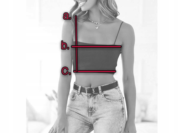 BLUZKA TOP KRÓTKI PRĄŻKOWANY DOPASOWANY NA RAMIĄCZKACH BIAŁA S/M BYSISI Kolekcja Spring Collection