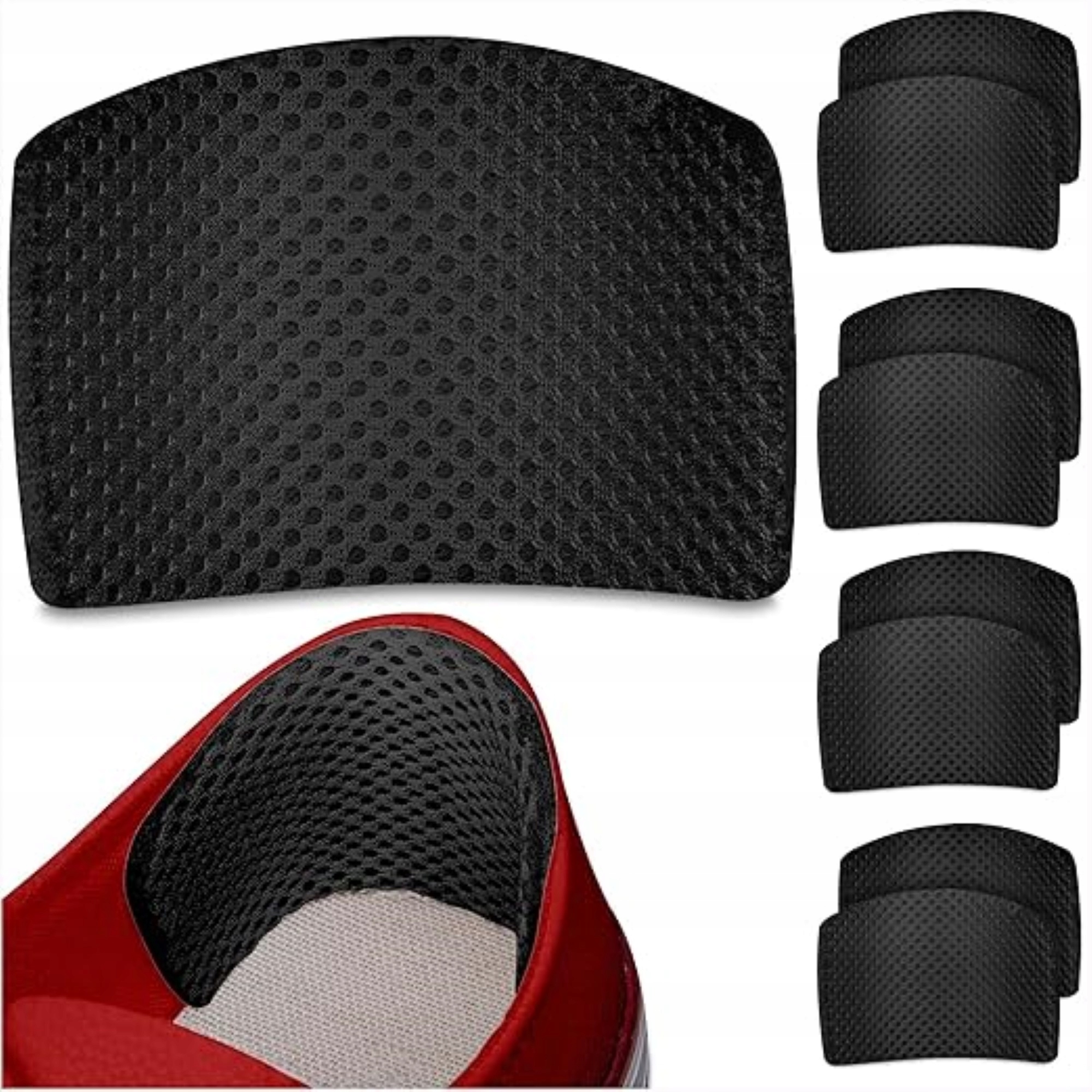 ZAPIĘTKI NAPRAWCZE SAMOPRZYLEPNE DO BUTÓW Z PIANKI MIĘKKIE NA PIĘTY 10X6CM