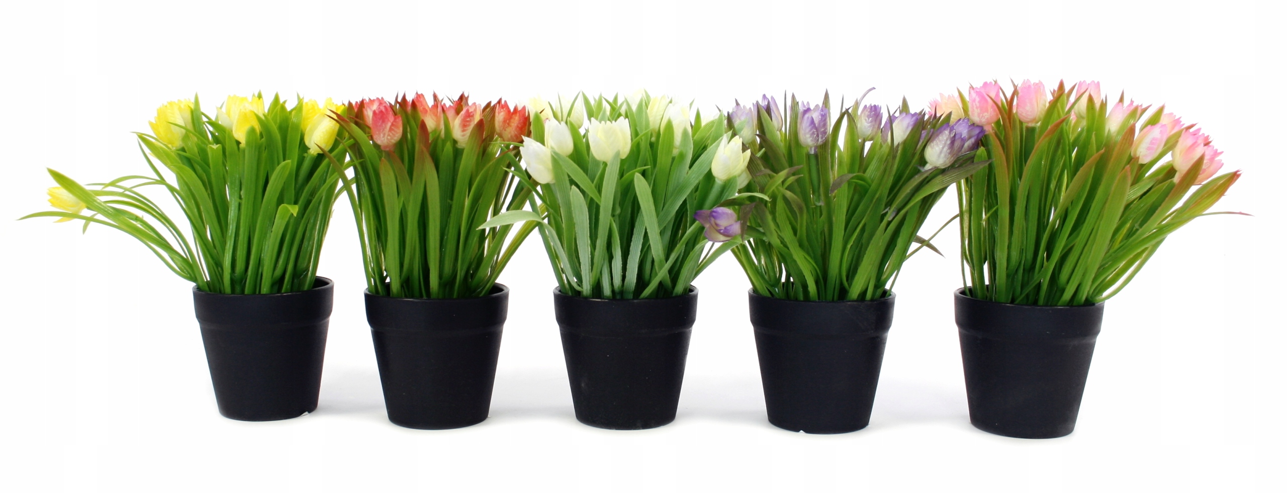 WIOSENNE KWIATY W DONICZCE TULIPANY 20CM SZTUCZNE Kod producenta D37748