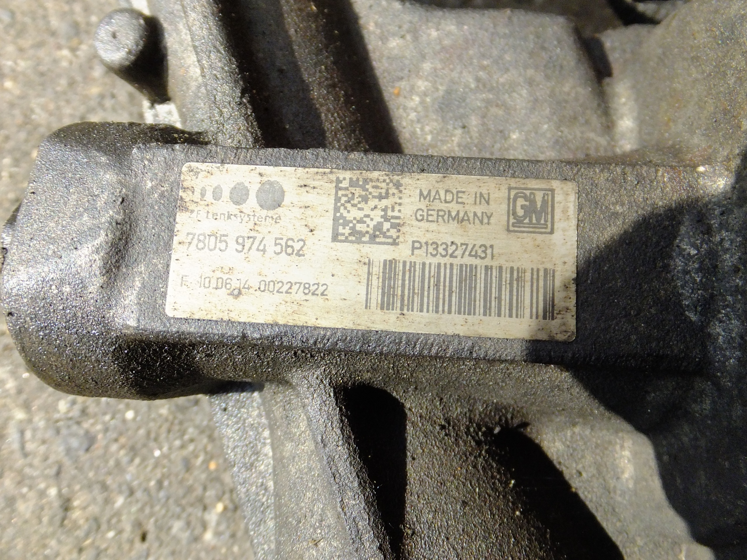 servo control opel astra J IV 2010r EUROPA 13327431