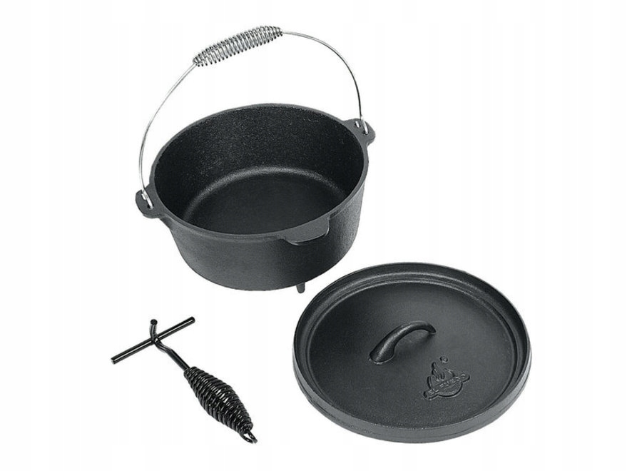 KOCIOŁEK ŻELIWNY EL FUEGO 5.64L SOLIDNY POKRYWKA EAN (GTIN) 4250373204628