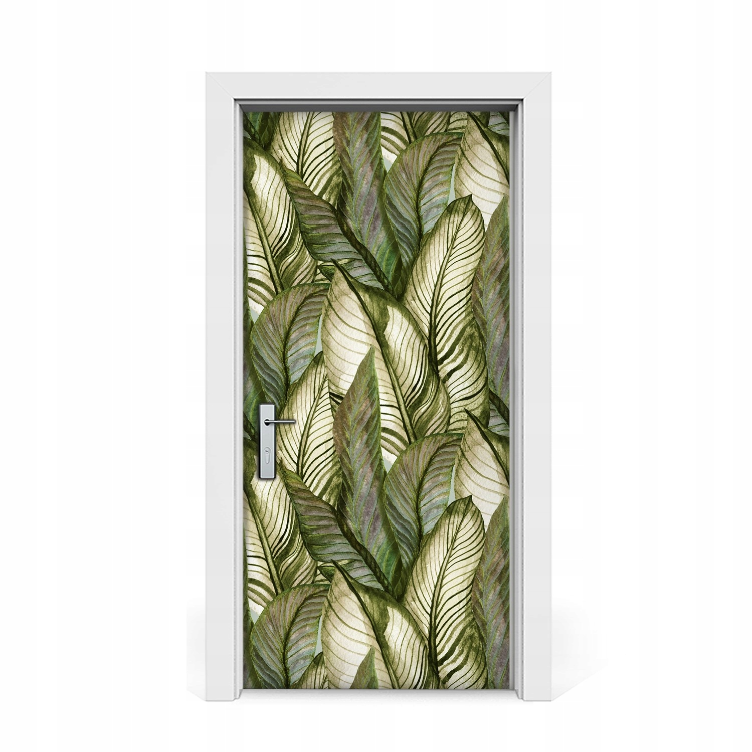 

Naklejka na drzwi okleina Monstera 95x205
