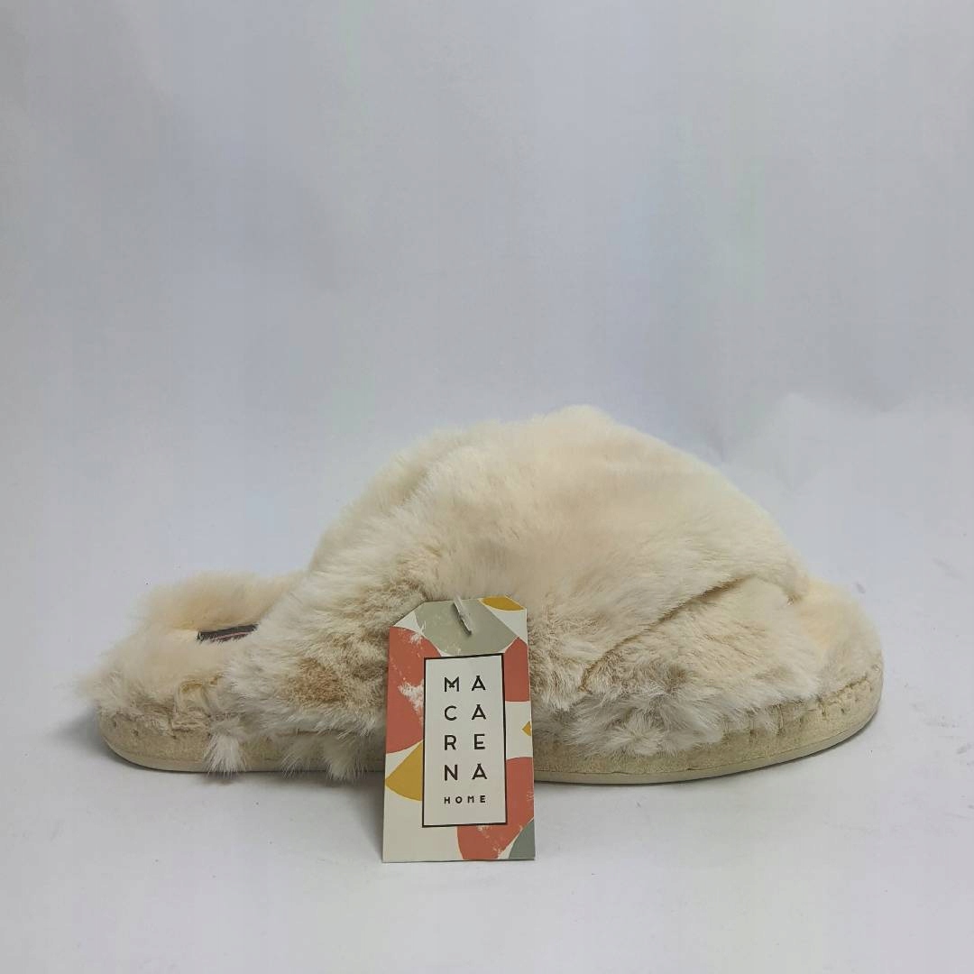 Dámské pantofle Macarena Vico 1 Crudo 38, Ecri