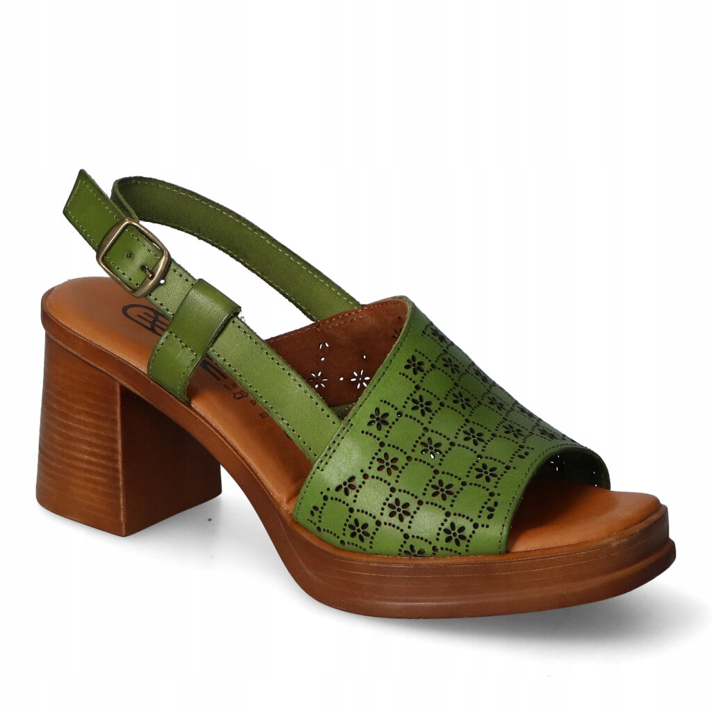 Sandály Hee 26544-LASER Flor/Pistacho Pistáciové lico 40