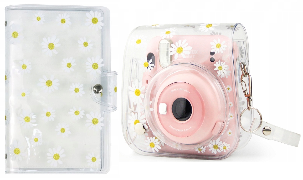 Futerał Etui Fuji INSTAX Mini 11 + ALBUM Rumianki