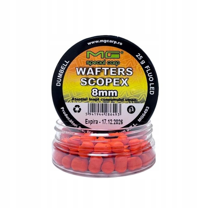 Wafters Dumbells Scopex Led Smużący) 8 mm Mg Carp Feeder