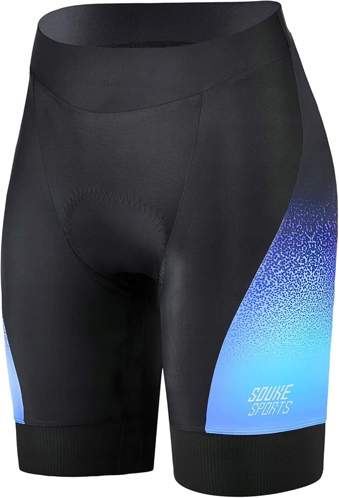 Spodenki Sportowe Kolarskie Rowerowe Damskie r. S Souke Sports Czarne