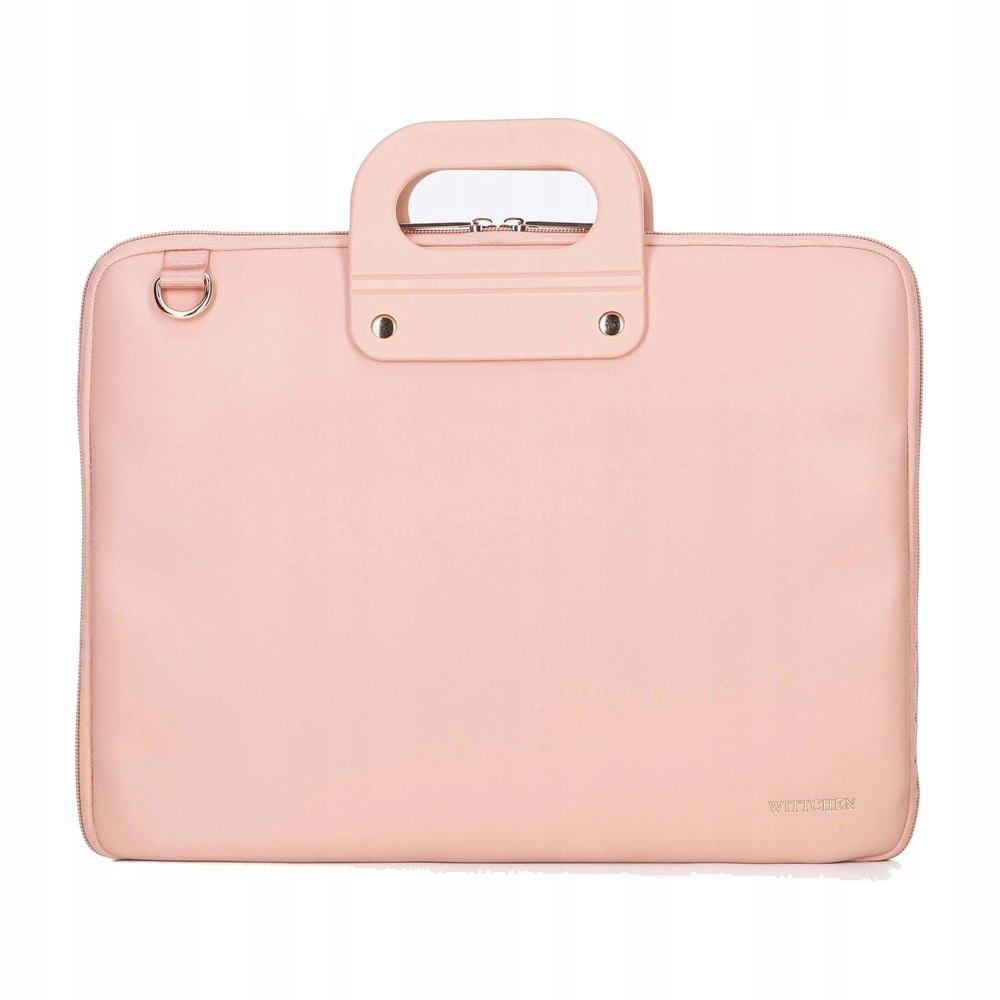 Wittchen 100-3P-902-P 15" Pu kožená Taška na notebook , růžová, elegantní