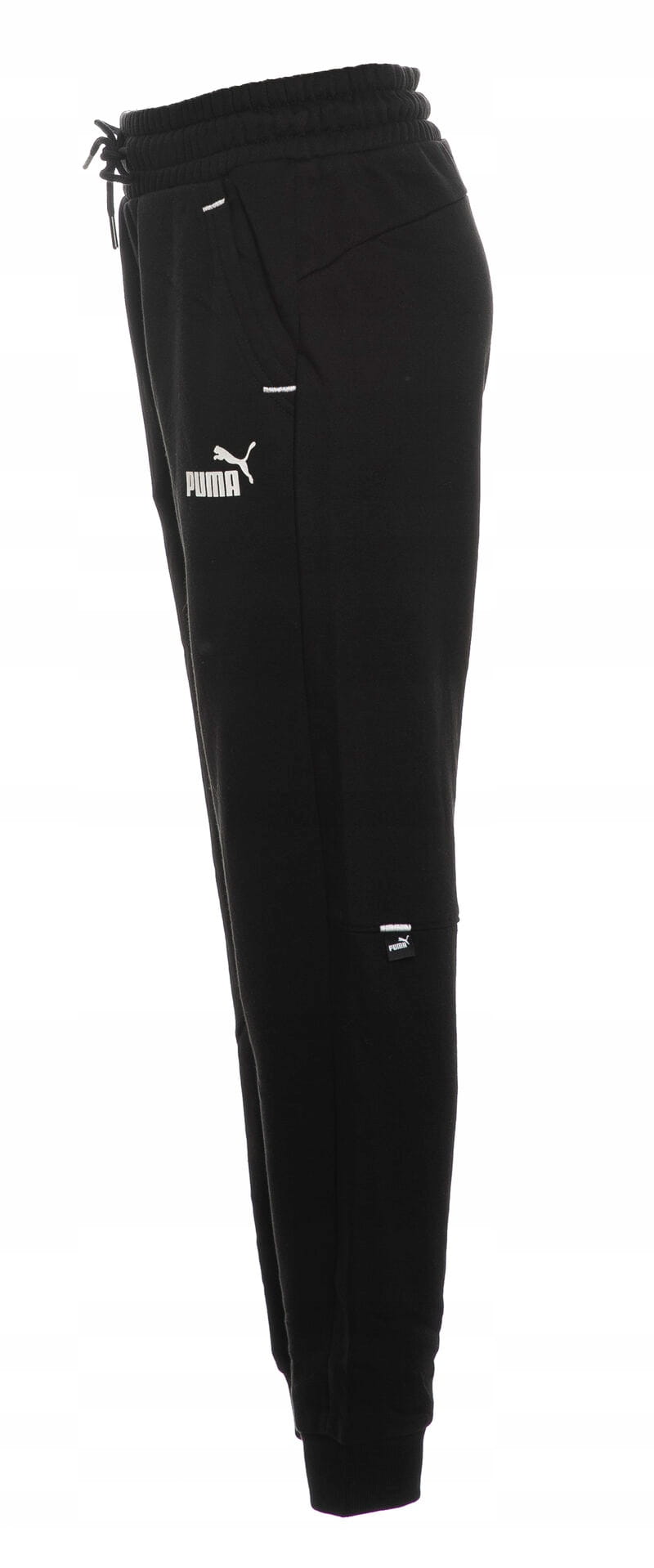 PUMA SPORTOWE SPODNIE DRESOWE DZIECIĘCE CZARNE Wiek dziecka 7 lat +