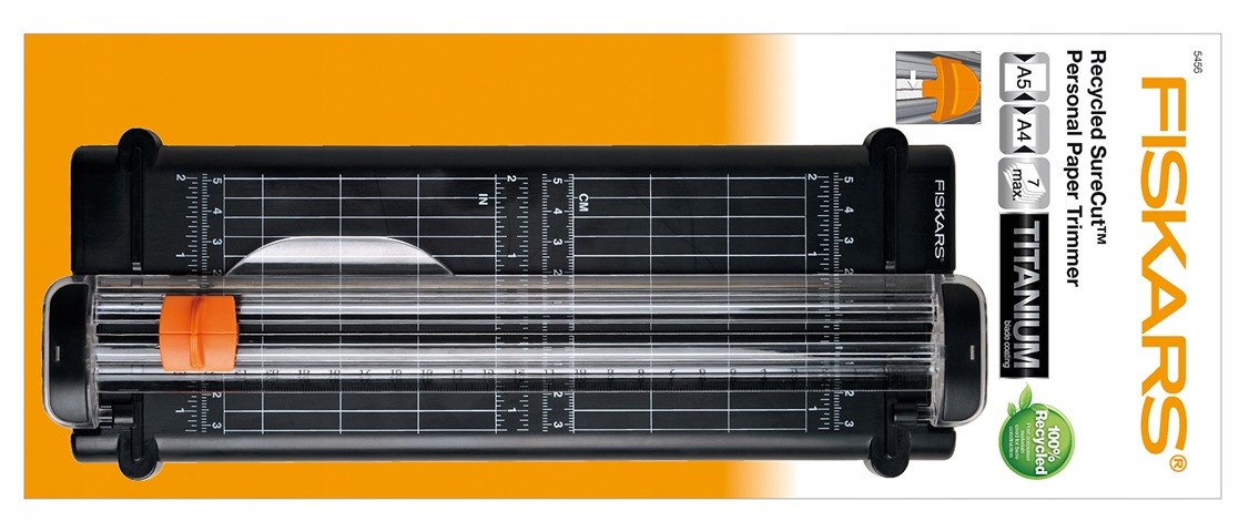 Gilotyna Trymer do papieru A5 Fiskars Recykling Typ trymer