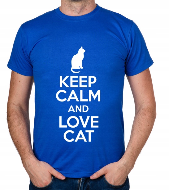 

koszulka Keep Calm And Love Cat prezent