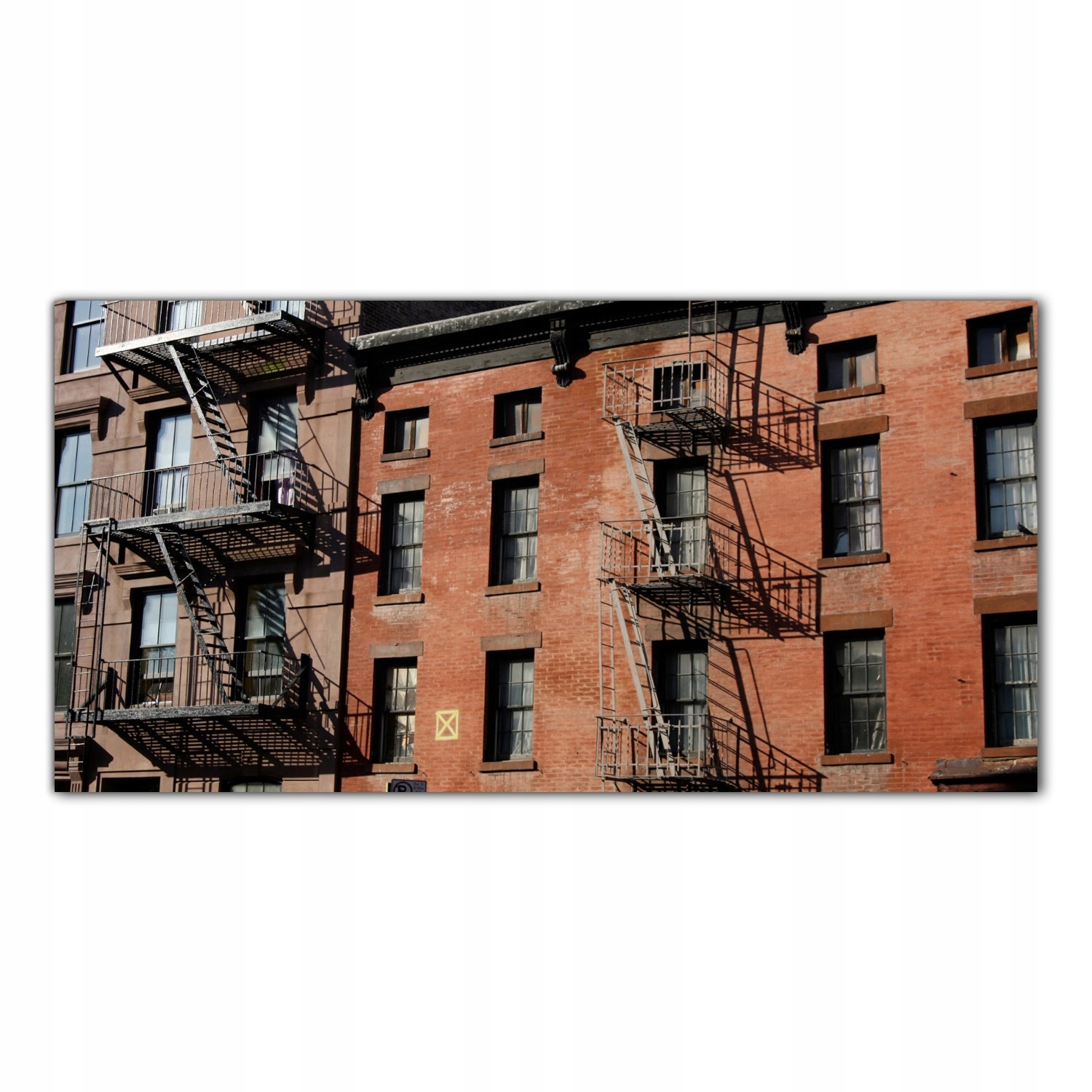 Tvrzený skleněný obraz New York Budovy 120x60
