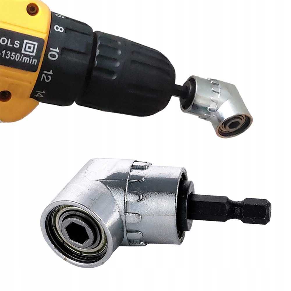 

Adapter Kątowy Nasadka Uchwyt Do Wkrętarki 1/4 Hex