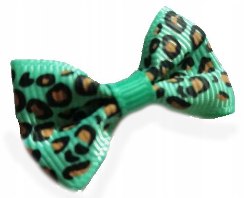

Kokardki Rypsowe Panterki Na Gumce 2,2 CM X3,7 CM