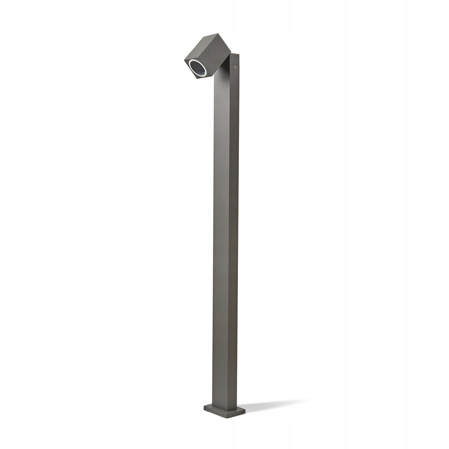 Zahradní sloupková lampa IP44 Šedá na GU10