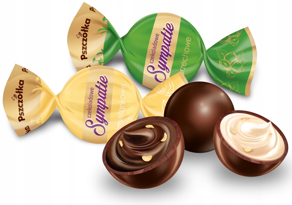 Pszczółka Cukierki Sympatie czekoladowe 1 kg