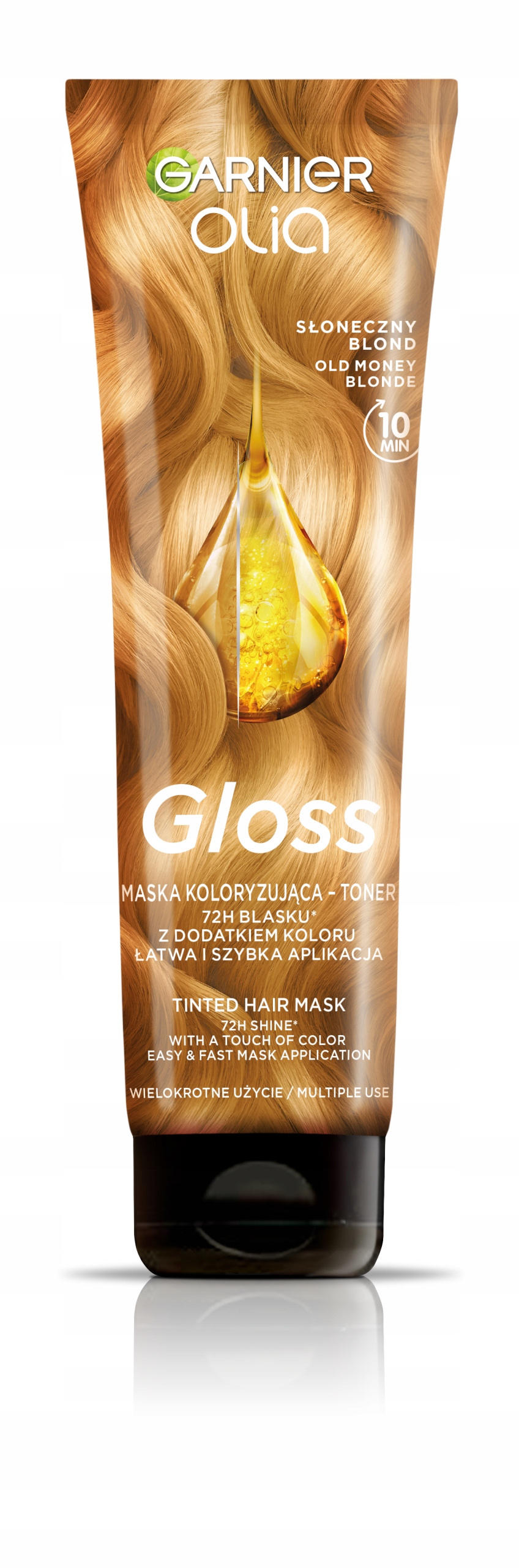 Zestaw Garnier Olia Gloss Maska Koloryzująca Toner Słoneczny Blond