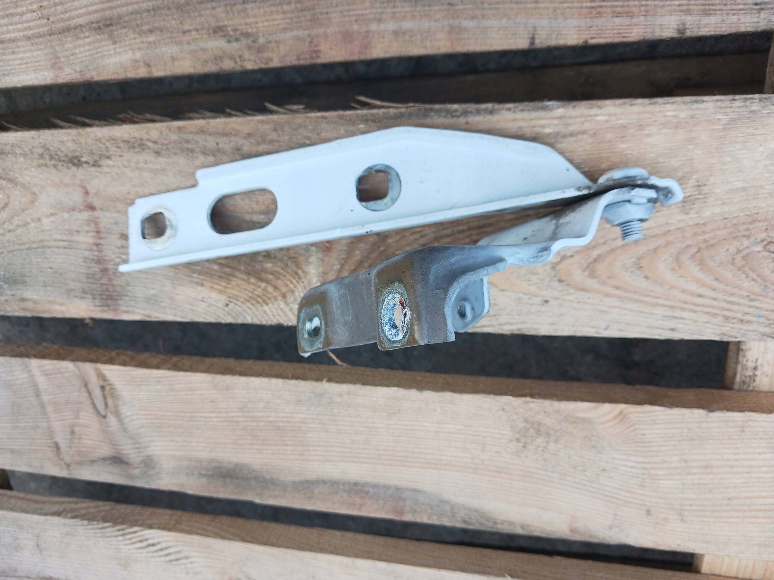 hinge bonnets right front original AUDI A4 B8 LY9C 8K0823302D