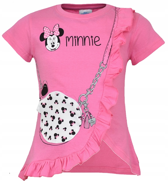 

t-shirt bluzka Myszka Minnie kieszonka 110