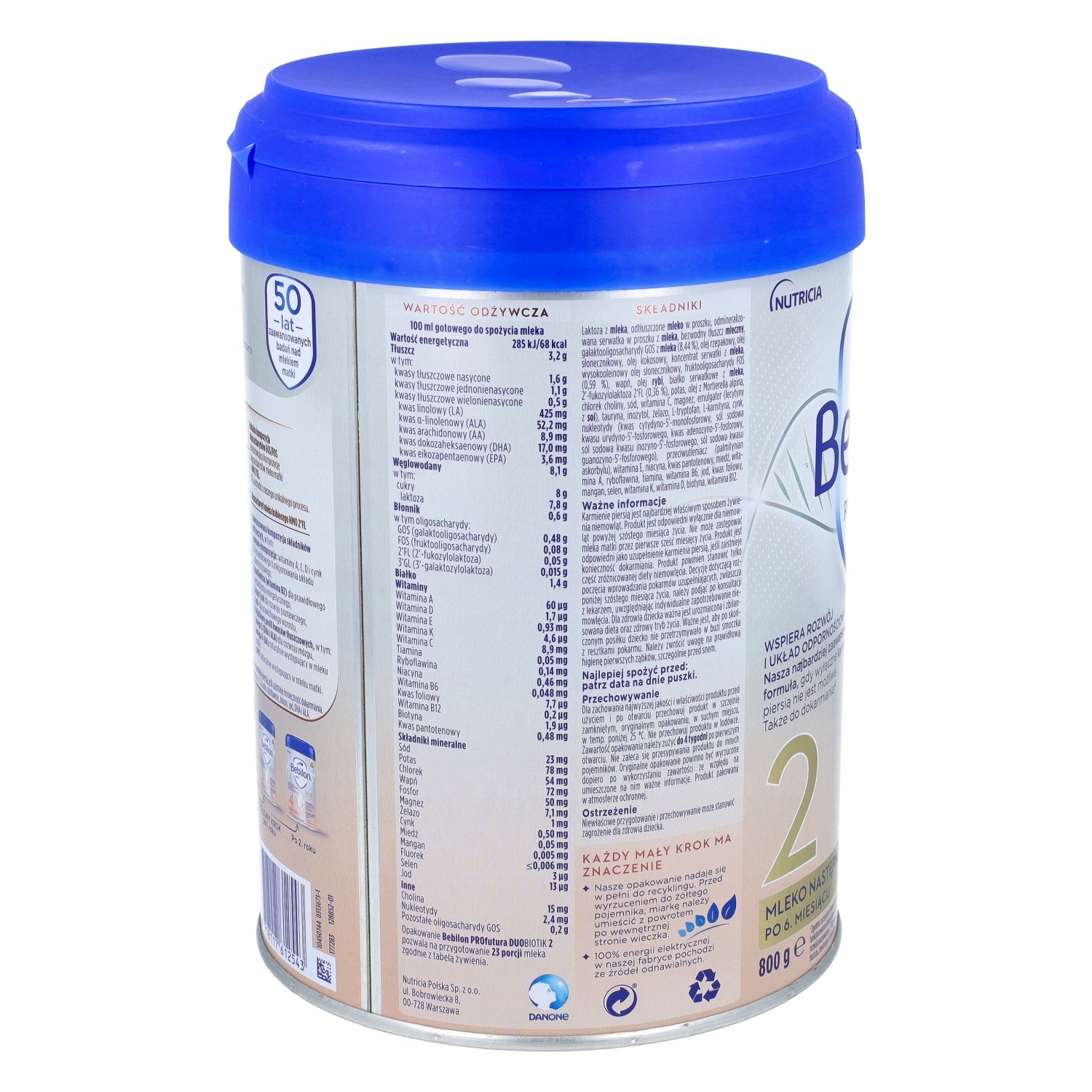 Bebilon Profutura Duo Biotik 2 mleko następne 800g Kod producenta 8718117612543