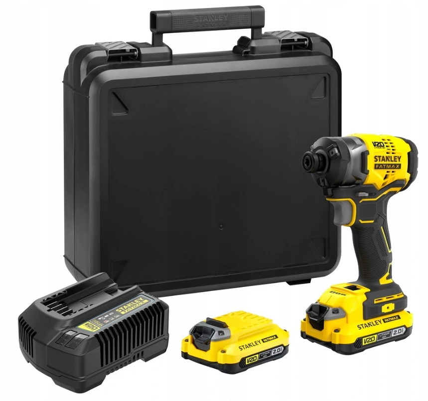 Stanley Zakrętarka udarowa 18V 2x2,0Ah SFMCF820D2K