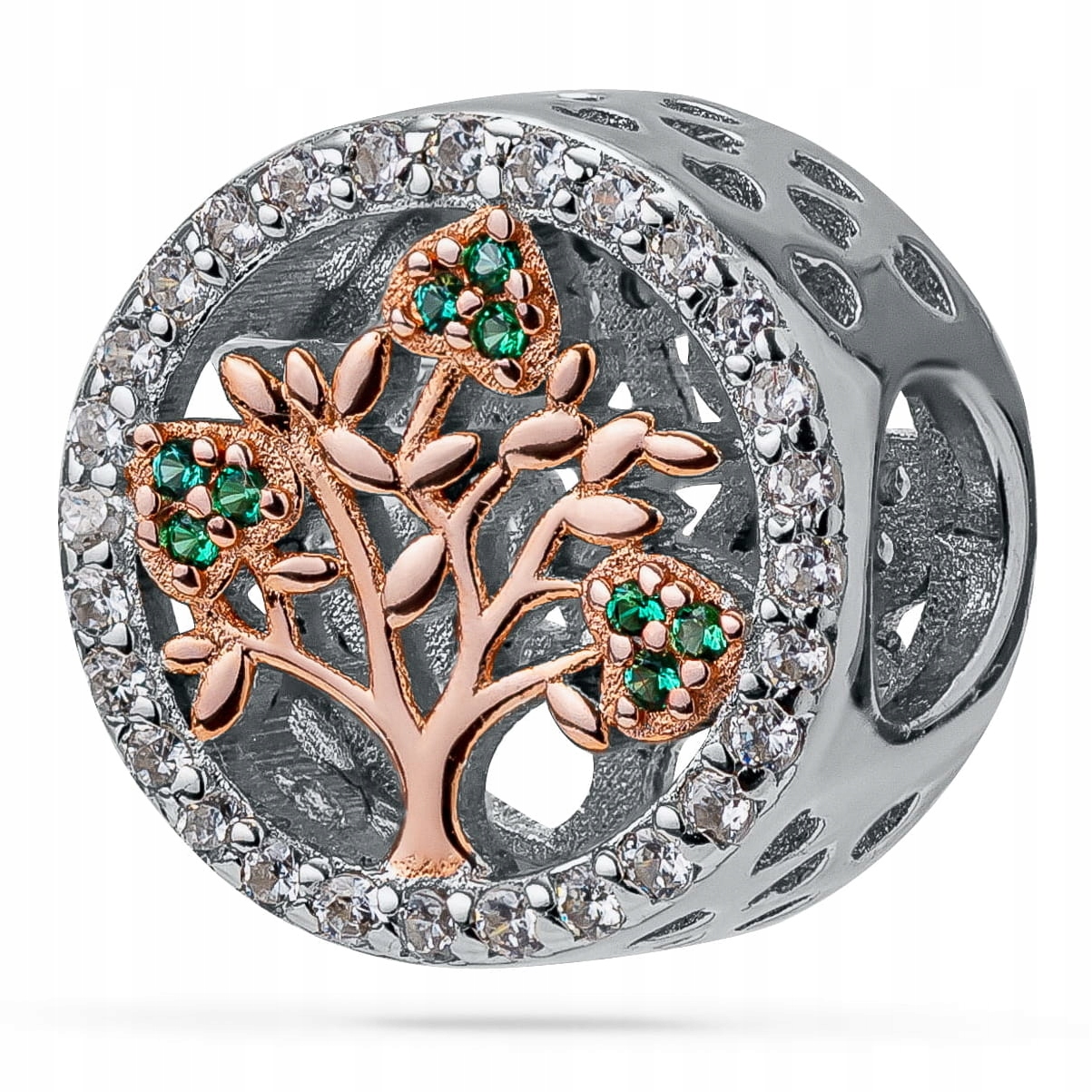 

Charms Drzewo Życia Srebro 925 Rose Gold