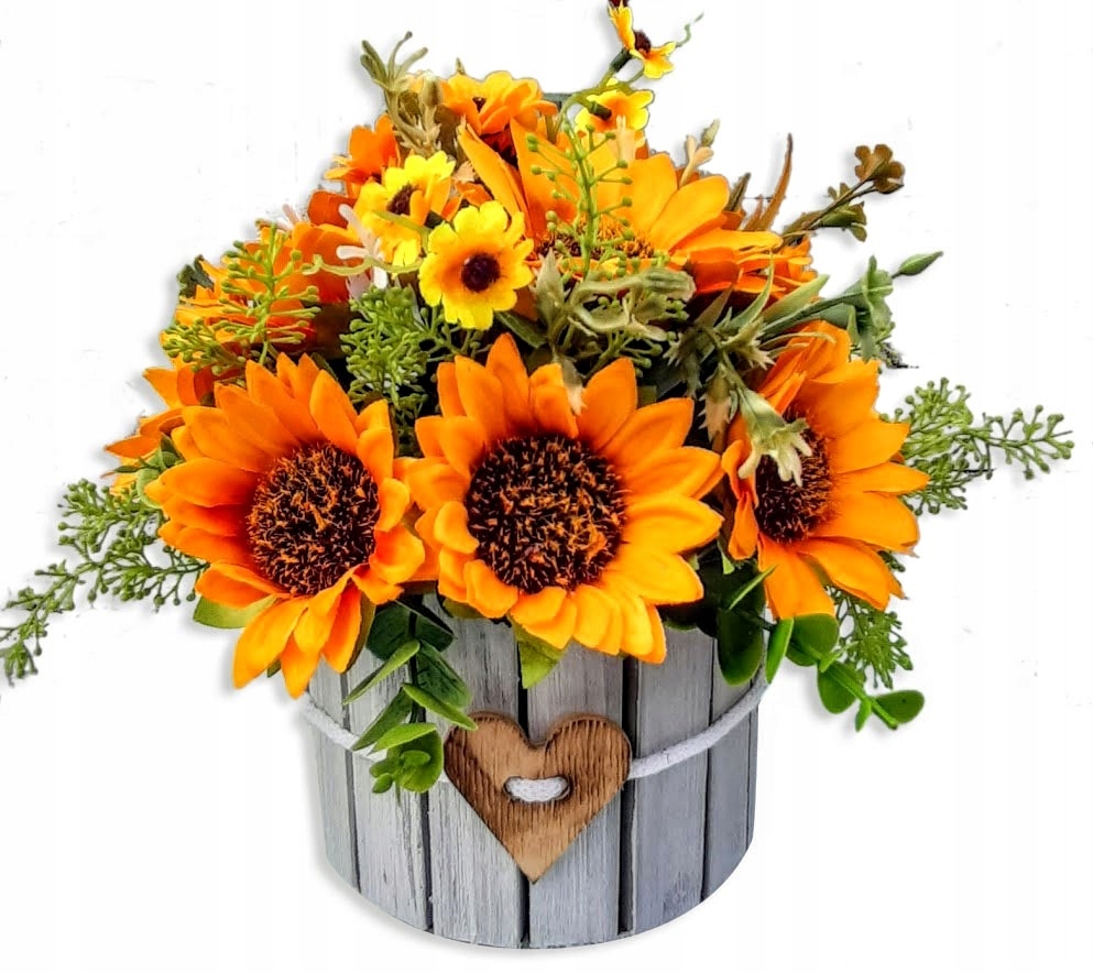 

Kompozycja Flower Box Słoneczniki Stroik