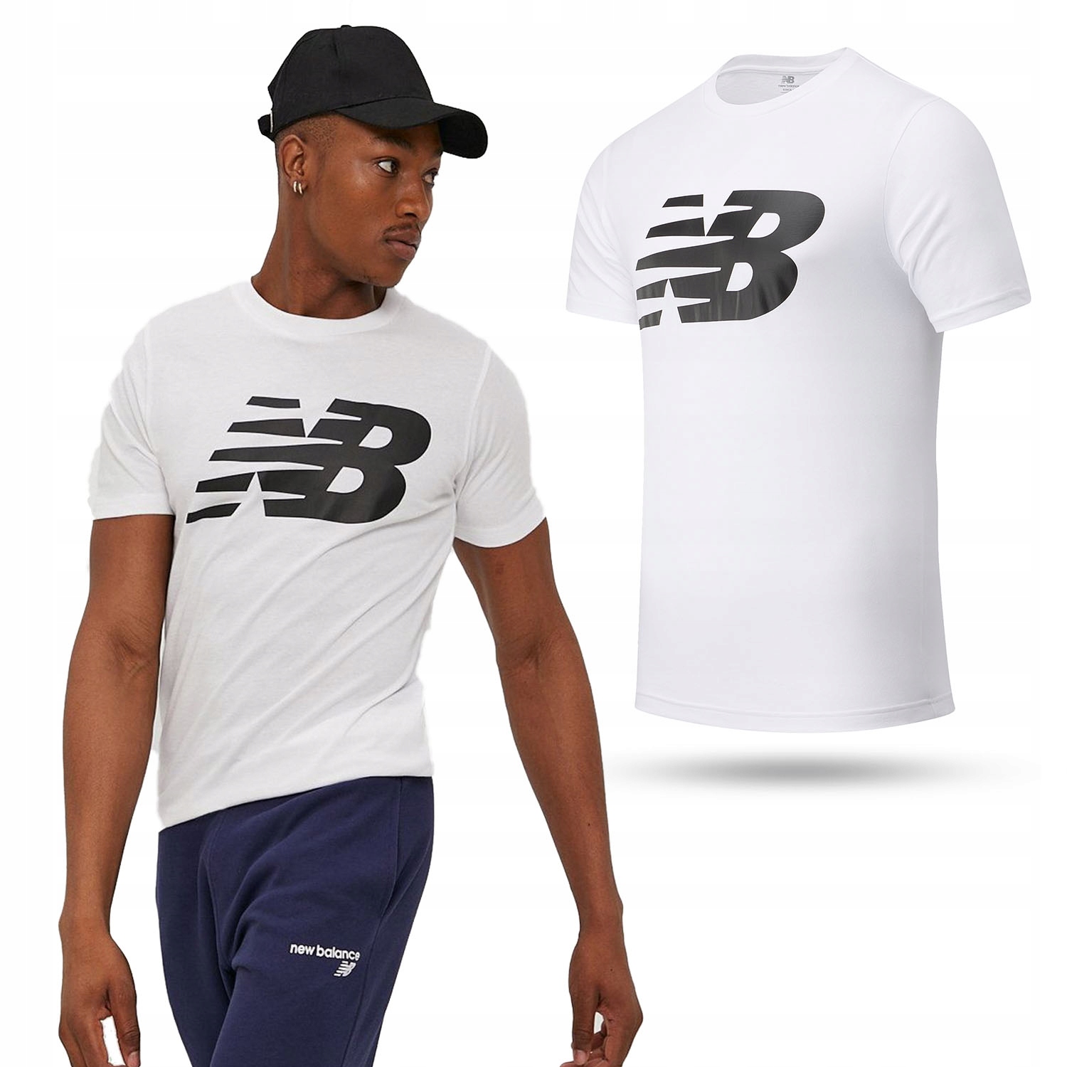 

Koszulka Męska New Balance T-shirt Bawełna MT03919