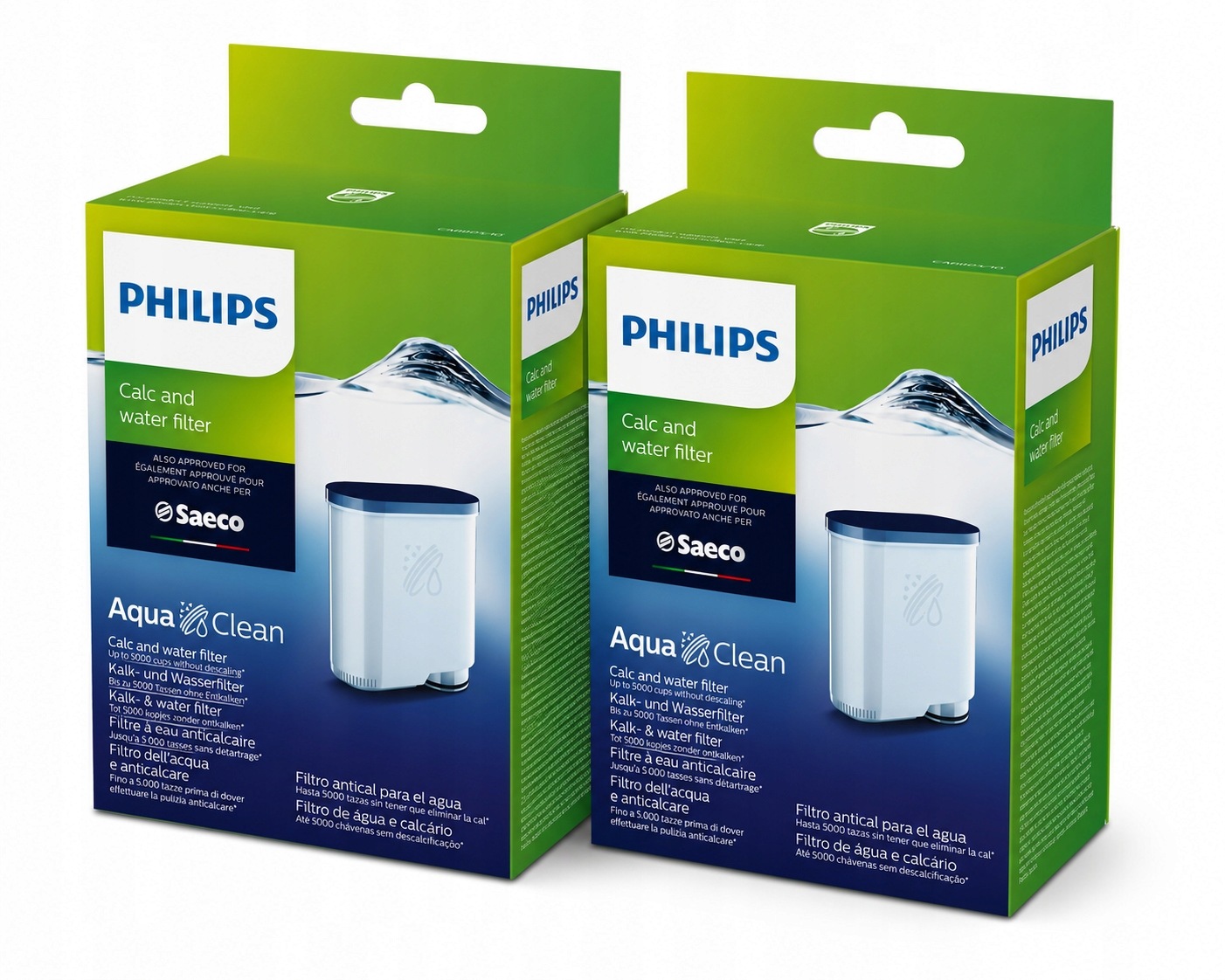 Náplň do tlakového kávovaru Philips Saeco CA6903 Originální filtr 2 ks