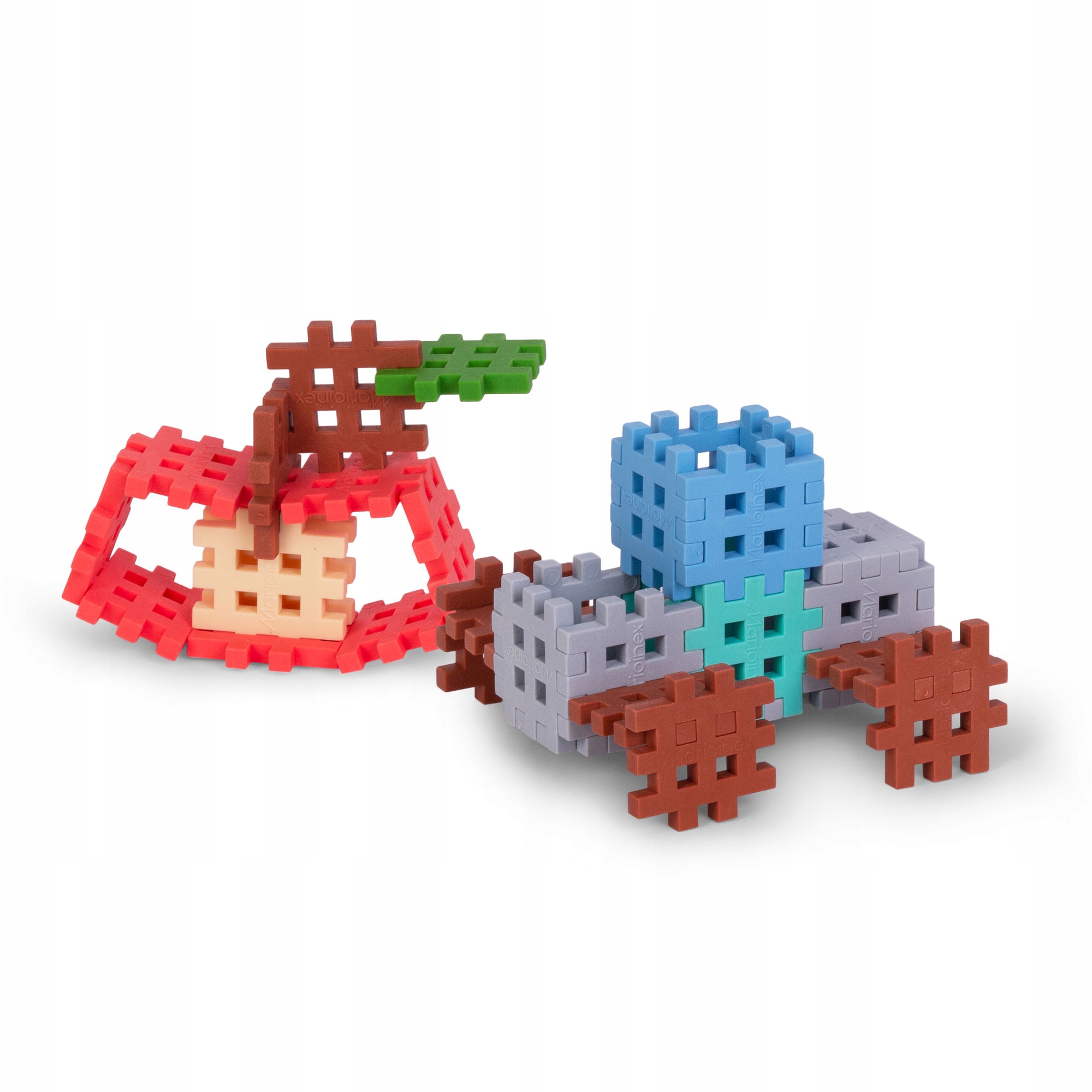 KLOCKI WAFFLE WAFLE MINI PASTEL MARIOINEX 70 EL. Typ wafle