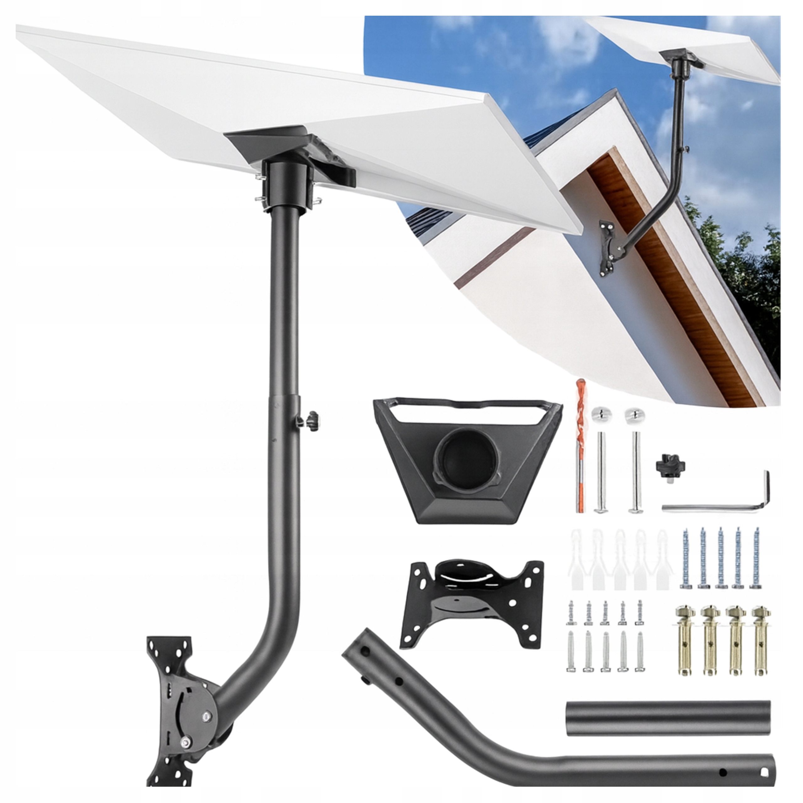 Starlink držiak pre Gen 3, nastaviteľný držiak Starlink Standard Solidny Metal