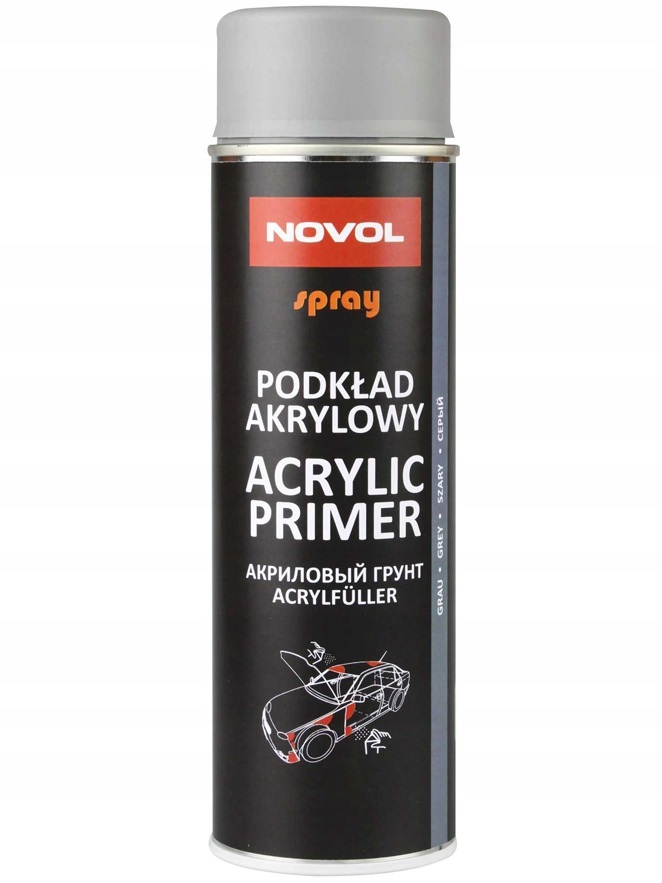 Novol Podkład Akrylowy Spray Szary