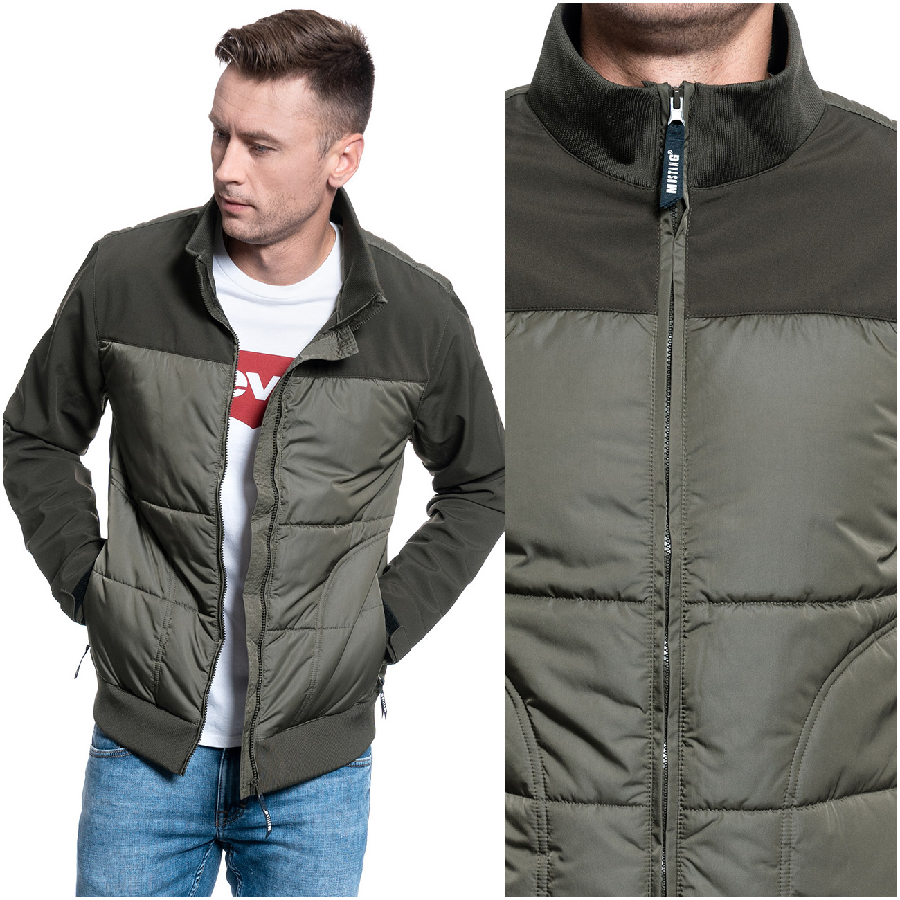 Kurtka Przejściowa Męska Mustang - Niska cena na Allegro.pl