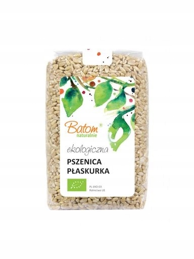 4x Batom Pšenice Naduřelá pšenice zrno Bio 500 g Batom