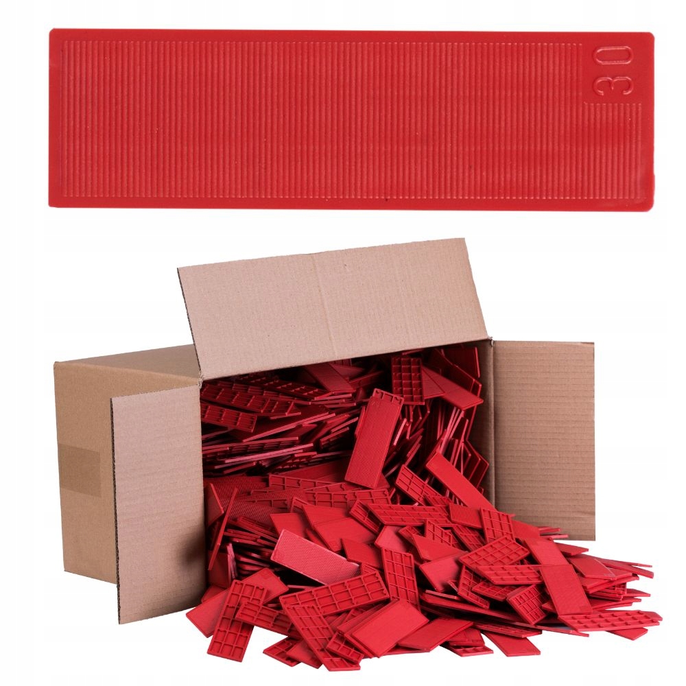 Deckline K3003 Trvanlivé Vyrovnávací Distanční Podložky 30x100x3MM 1000 Ks