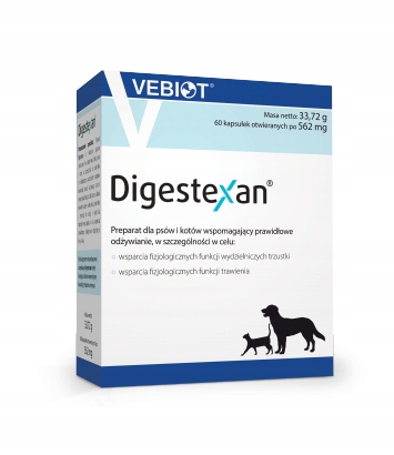 Vebiot Digestexan na Trawienie 60 kapsułek