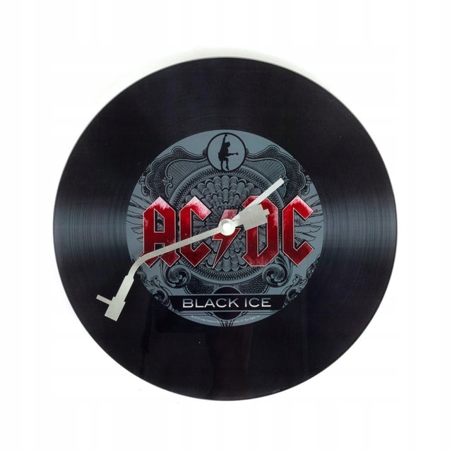 

Zegar Ścienny Na Ścianę Acdc Black Ice 30CM
