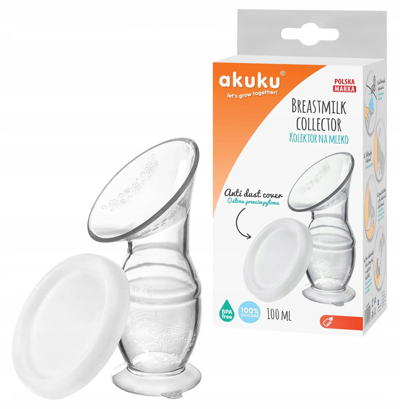 Kolektor Na Mleko Silikonowy Akuku A0399