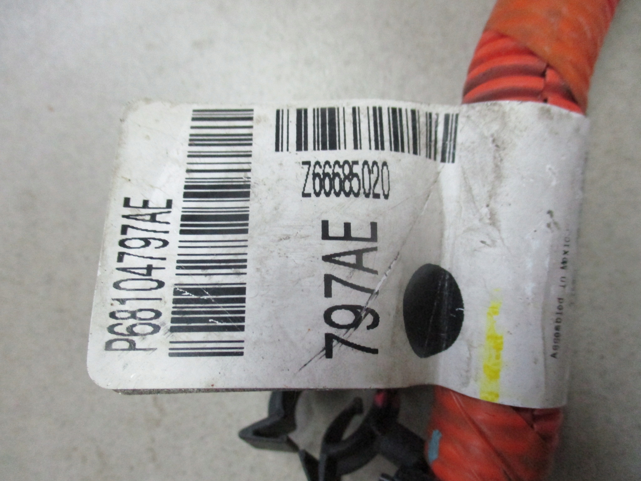 FIAT 500E 500 e 13-19 патрубок P68104797AE