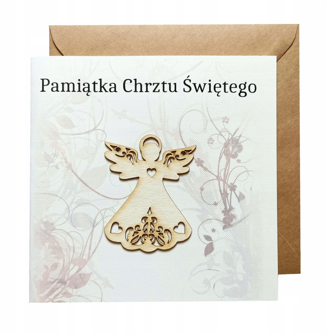 

Kartka okolicznościowa Chrzest Święty Anioł