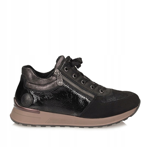 Rieker N1407-00 Černé tenisky Rieker Zateplené Dámská obuv vel. 38