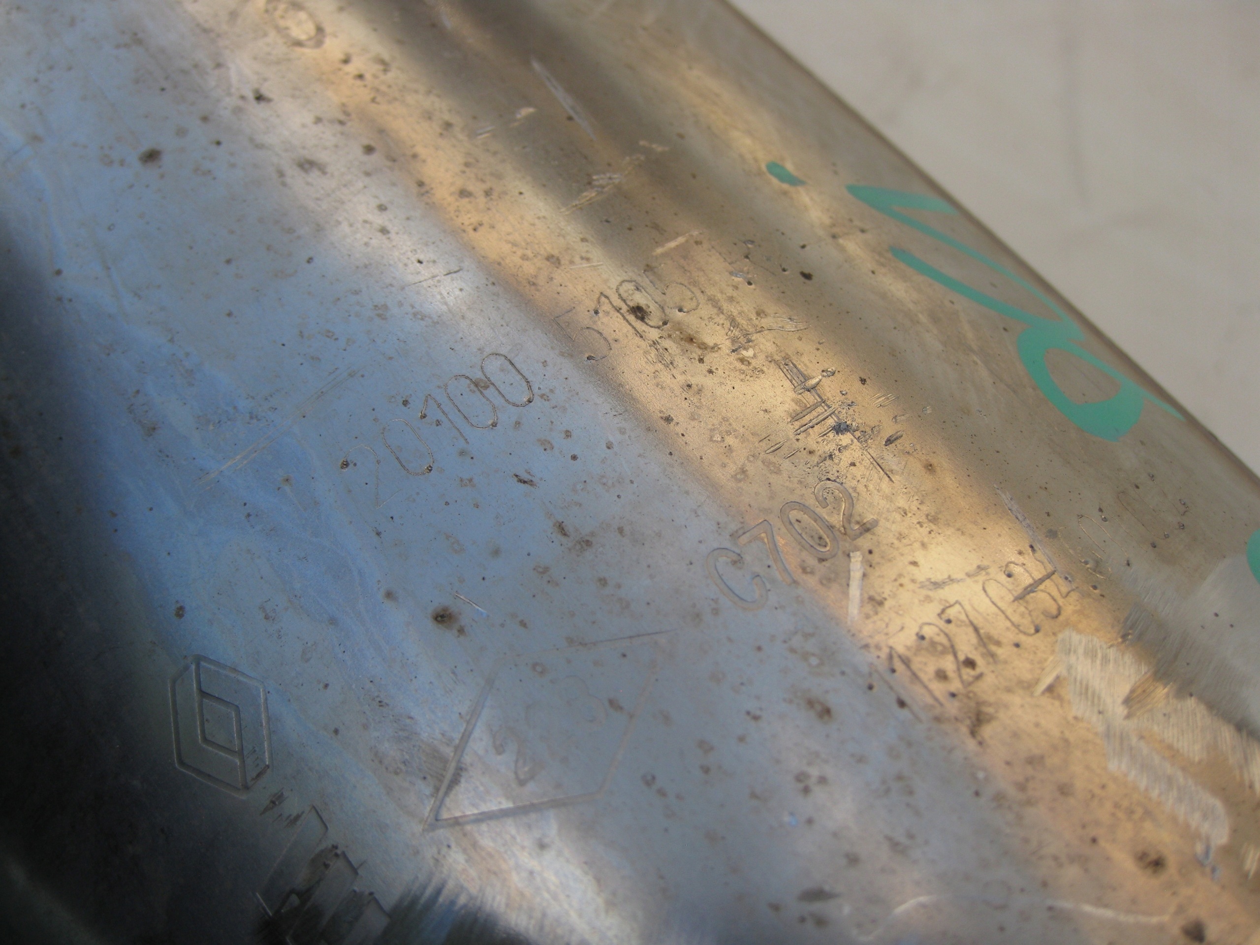 RENAULT MASTER III LIFT 2.3DCI TLUMIK catalyst DPF exhaust pipe 201005105R
