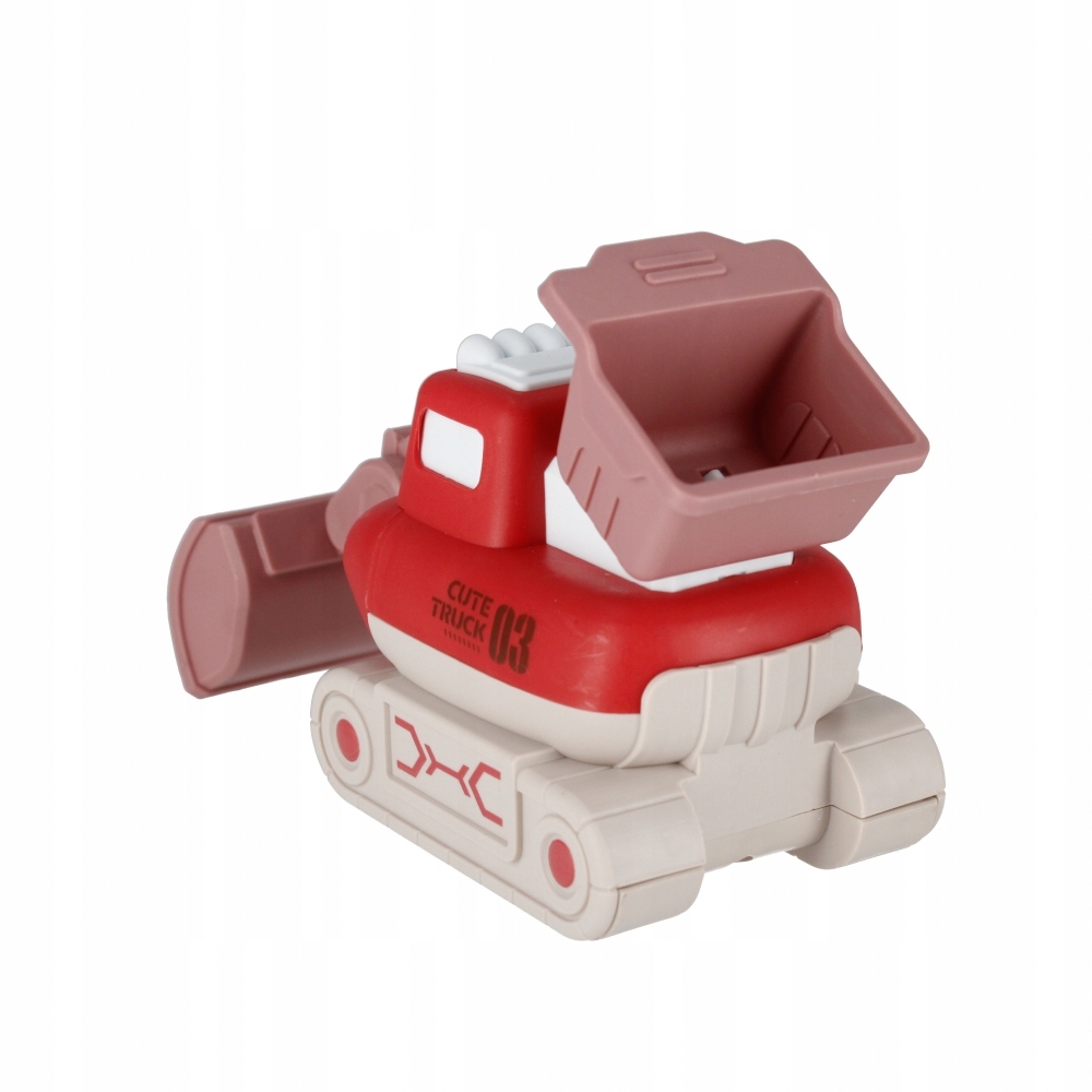 KOPARKA z NAPĘDEM dla DZIECI mała 13 cm MEGA CREATIVE pojazdy BUDOWLANE Materiał plastik